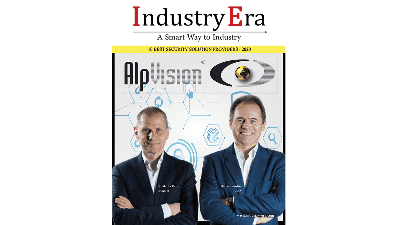 AlpVision named in the TOP 10 Security Solution Providers 18
