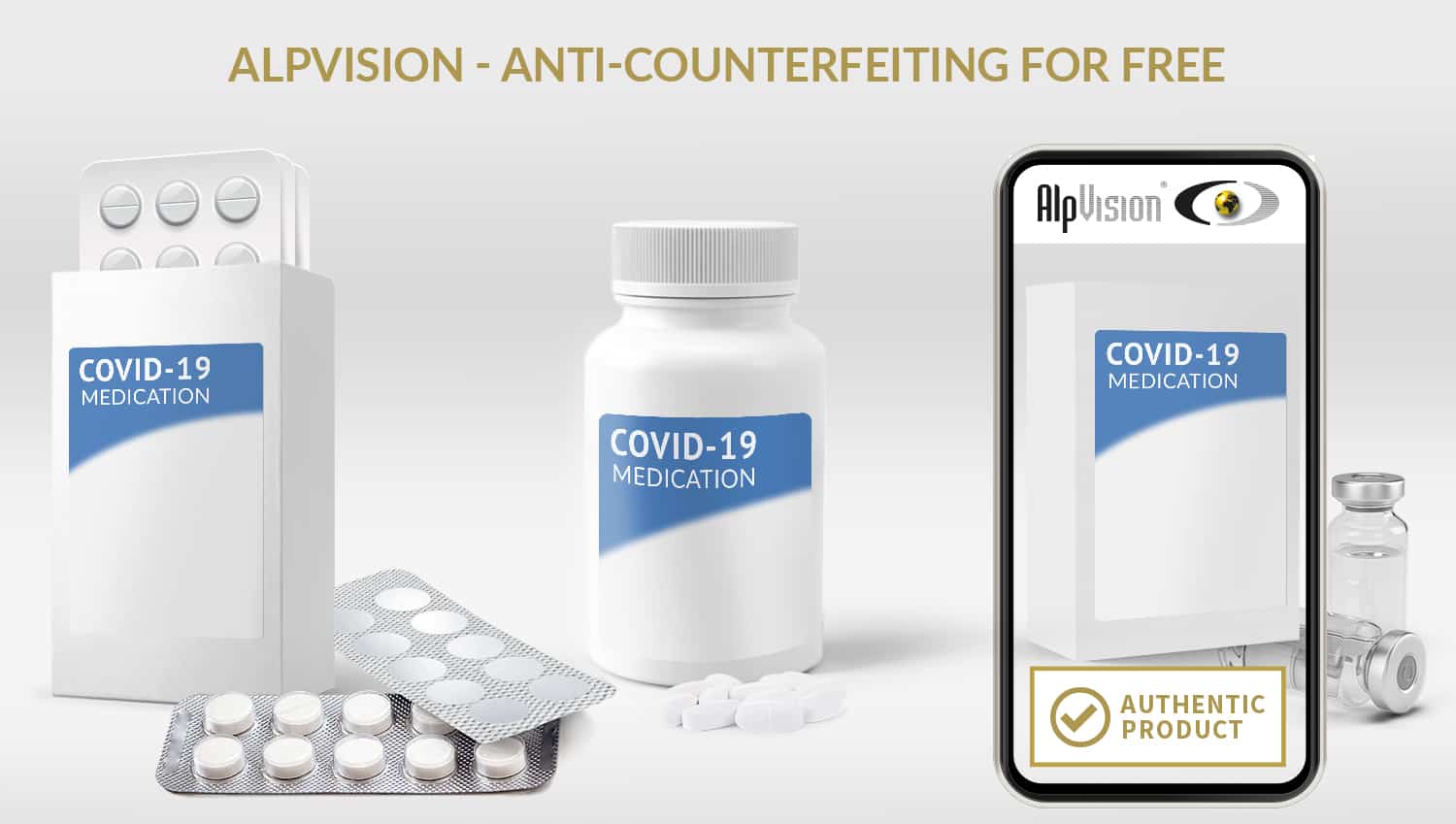 Free anti-counterfeiting solution for COVID-19 medicines
