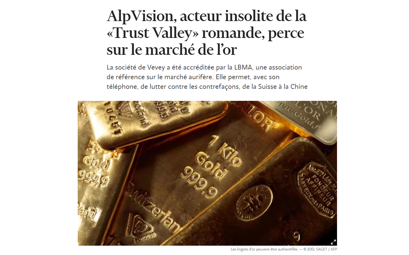 In The Media 6 AlpVision Le Temps