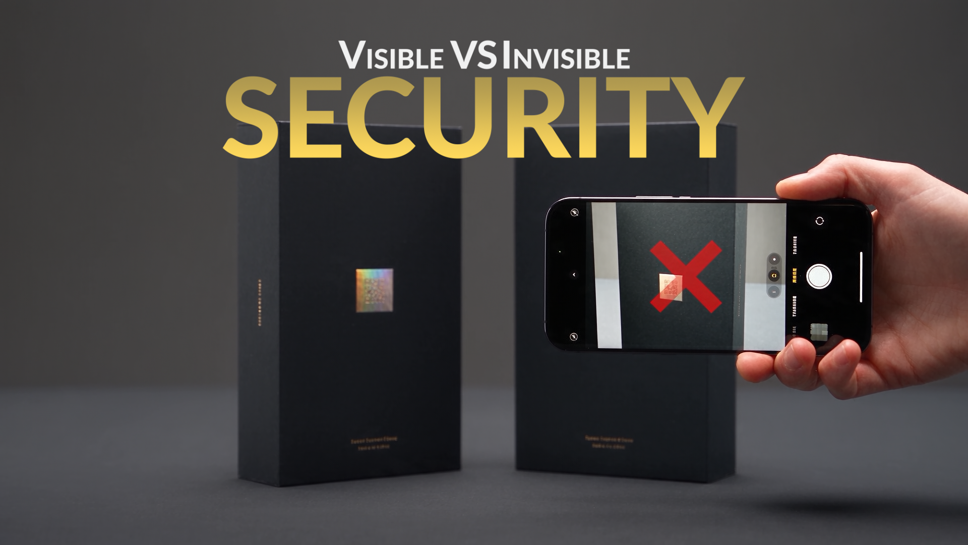 Invisible vs visible security